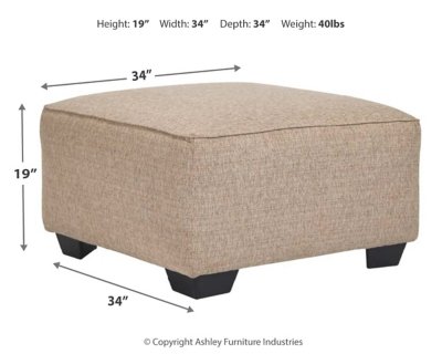 Baceno Oversized Ottoman - Image 5