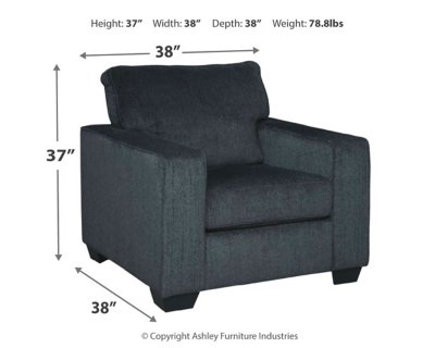 Altari Chair and Ottoman - Image 6