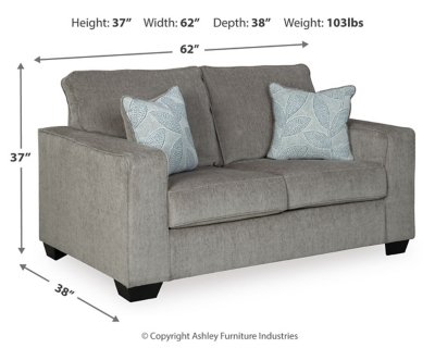 Altari 2-Piece Sleeper Sectional, Loveseat and Ottoman - Image 10