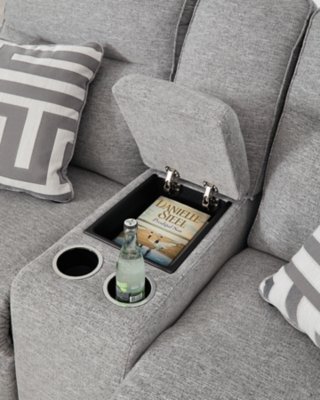 Biscoe Power Reclining Loveseat with Console - Image 8