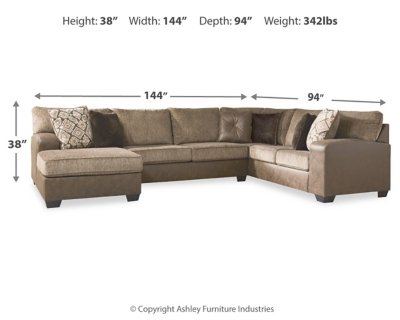 Abalone 3-Piece Sectional with Chaise - Image 5