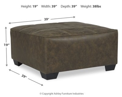 Abalone Oversized Accent Ottoman - Image 5