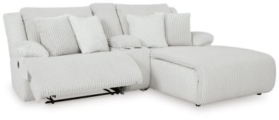 Top Tier 3-Piece Reclining Sectional Sofa with Chaise - Image 3