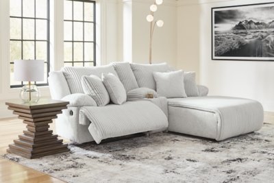 Top Tier 3-Piece Reclining Sectional Sofa with Chaise - Image 5