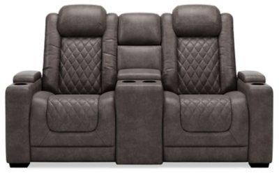 HyllMont Power Reclining Loveseat with Console - Image 7