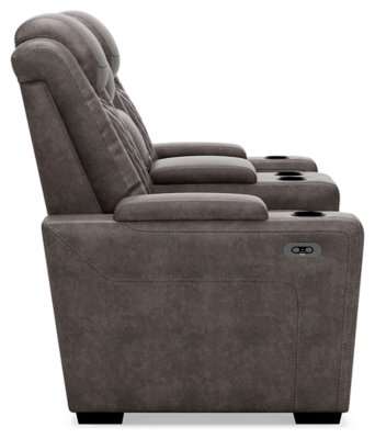 HyllMont Power Reclining Loveseat and Power Recliner - Image 5