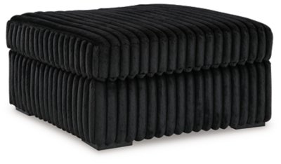 Midnight-Madness 4-Piece Sectional and Ottoman - Image 3