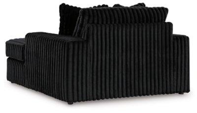 Midnight-Madness 4-Piece Sectional and Oversized Chaise - Image 5