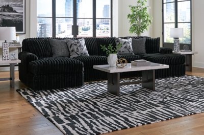 Midnight-Madness 3-Piece Sectional with Chaise - Image 4