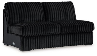 Midnight-Madness 4-Piece Sectional and Ottoman - Image 11