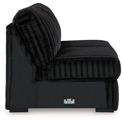 Midnight-Madness 4-Piece Sectional and Oversized Chaise - Image 17