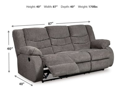 Tulen Reclining Sofa and Loveseat - Image 7