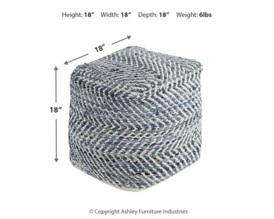 Chevron Pouf - Image 5