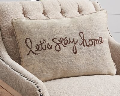Lets Stay Home Pillow - Image 3