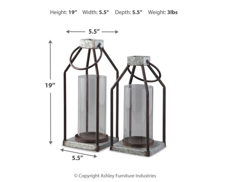 Diedrick Lantern (Set of 2) - Image 4