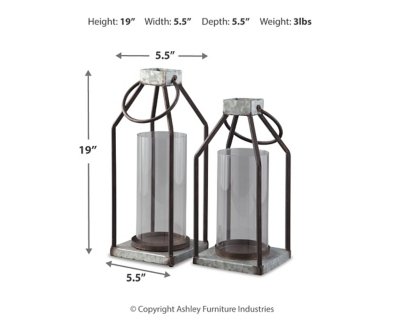 Diedrick Lantern (Set of 2) - Image 5
