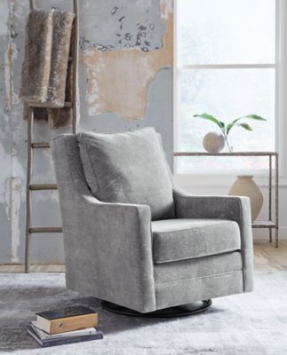 Kambria Swivel Glider Accent Chair - Image 3