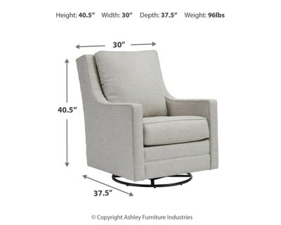 Kambria Swivel Glider Accent Chair - Image 5