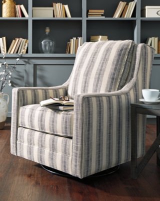 Kambria Swivel Glider Accent Chair - Image 3