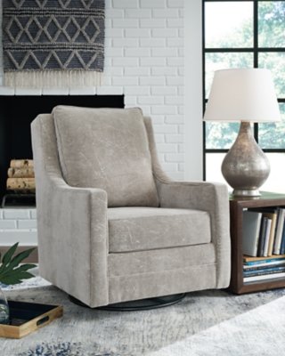 Kambria Swivel Glider Accent Chair - Image 3