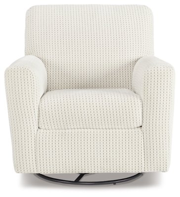 Herstow Swivel Glider Accent Chair - Image 4