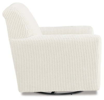 Herstow Swivel Glider Accent Chair - Image 5
