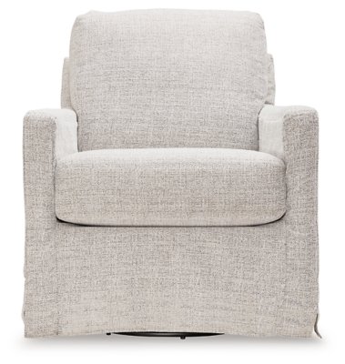Nenana Next-Gen Nuvella Swivel Glider Accent Chair - Image 4