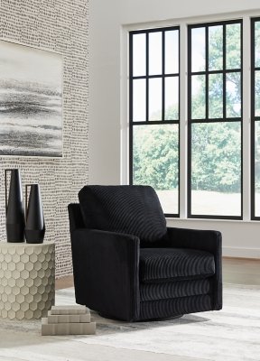 Icaman Swivel Accent Chair - Image 3