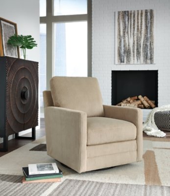 Icaman Swivel Accent Chair - Image 3