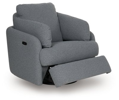 Alainmont Next-Gen Nuvella Swivel Power Recliner - Image 4