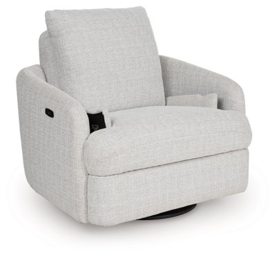 Alainmont Next-Gen Nuvella Swivel Power Recliner - Image 6