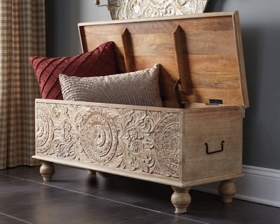 Fossil Ridge Storage Bench - Image 3