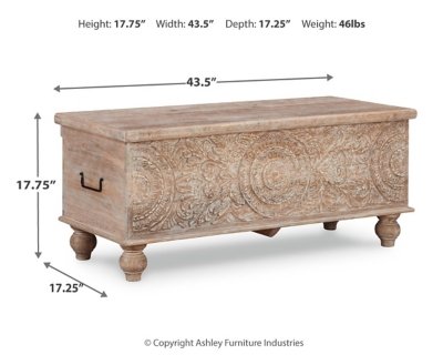 Fossil Ridge Storage Bench - Image 5
