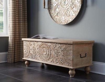 Fossil Ridge Storage Bench - Image 4