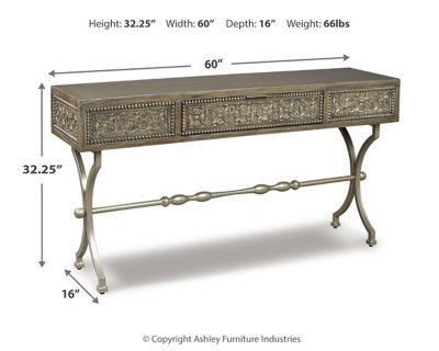 Quinnland Sofa/Console Table - Image 5