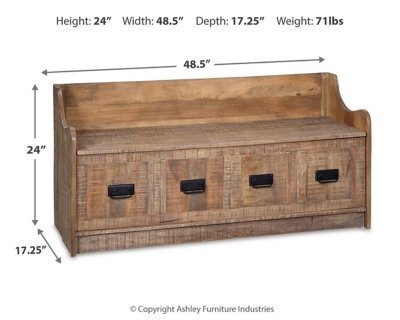 Garrettville Storage Bench - Image 5