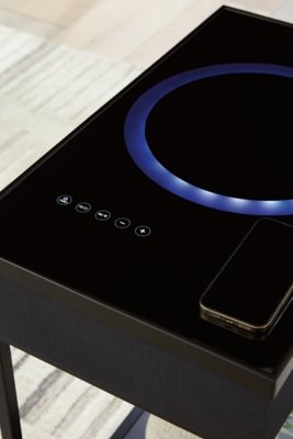 Gemmet Accent Table with Speaker - Image 8