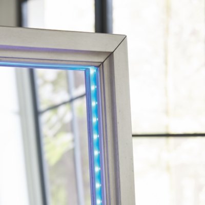 Evesen Floor Standing Mirror/Storage - Image 11