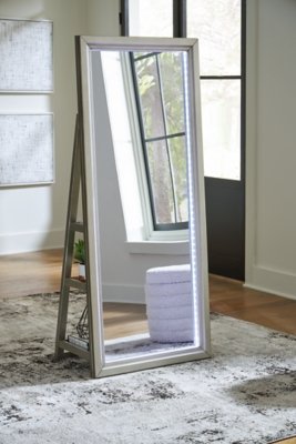 Evesen Floor Standing Mirror/Storage - Image 25