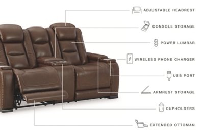 The Man-Den Power Reclining Sofa and Loveseat - Image 11