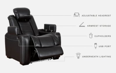Party Time Power Reclining Sofa and Loveseat with Power Recliner - Image 11