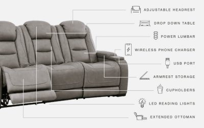 The Man-Den Power Reclining Sofa - Image 7