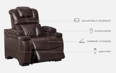 Warnerton Power Reclining Sofa and Loveseat with Power Recliner - Image 16