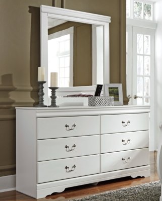 Anarasia Queen Sleigh Bed, Dresser, Mirror and Nightstand - Image 8