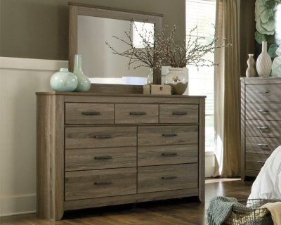 Zelen King Panel Bed, Dresser, Mirror and Nightstand - Image 11