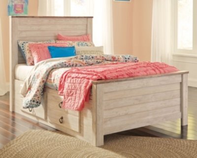 Willowton Full Panel Bed with 2 Storage Drawers - Image 3
