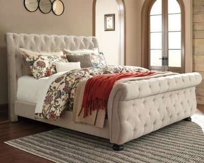 Willenburg California King Upholstered Sleigh Bed - Image 3