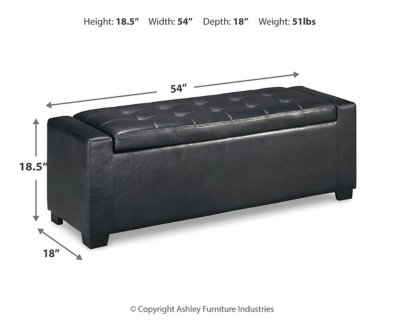 Benches Upholstered Storage Bench - Image 5