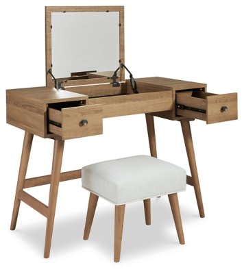 Thadamere Vanity with Stool - Image 4