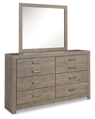Culverbach Queen Bed with Mirrored Dresser and 2 Nightstand - Image 3